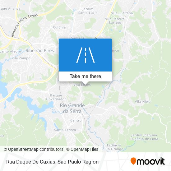 Mapa Rua Duque De Caxias