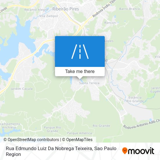Rua Edmundo Luiz Da Nobrega Teixeira map