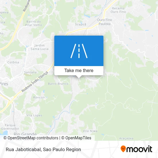 Rua Jaboticabal map