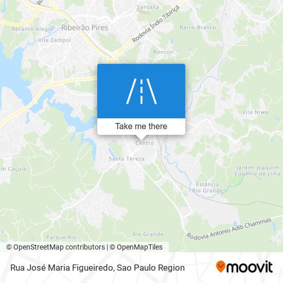 Mapa Rua José Maria Figueiredo