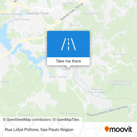 Rua Lídya Pollone map