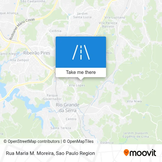 Rua Maria M. Moreira map