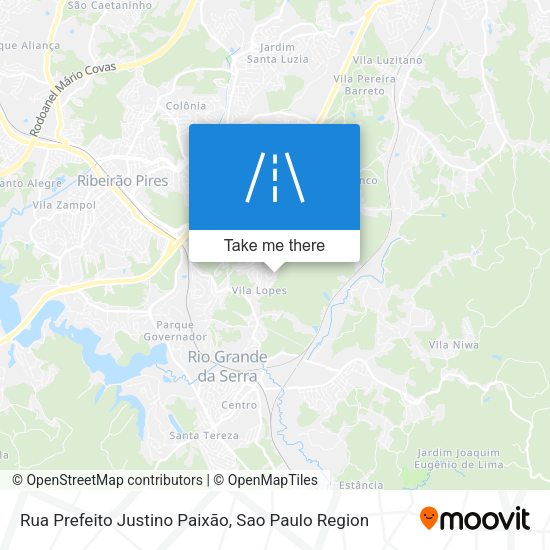 Rua Prefeito Justino Paixão map