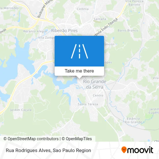 Rua Rodrigues Alves map