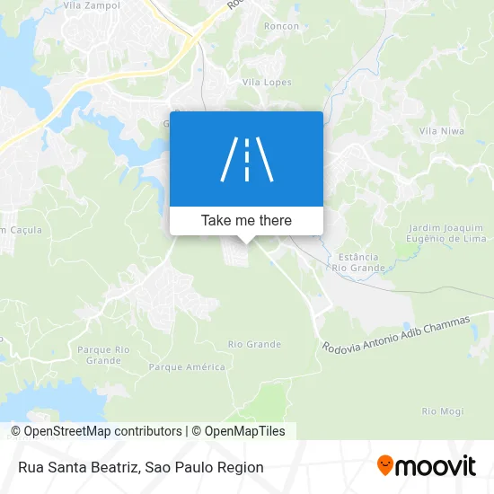 Rua Santa Beatriz map