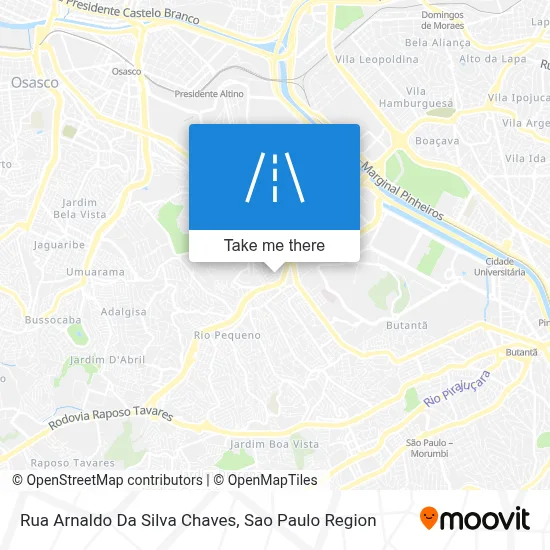 Rua Arnaldo Da Silva Chaves map