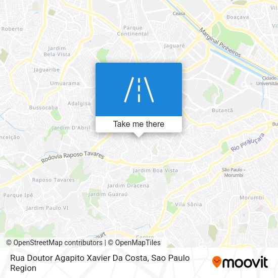 Rua Doutor Agapito Xavier Da Costa map