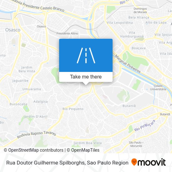 Rua Doutor Guilherme Spilborghs map