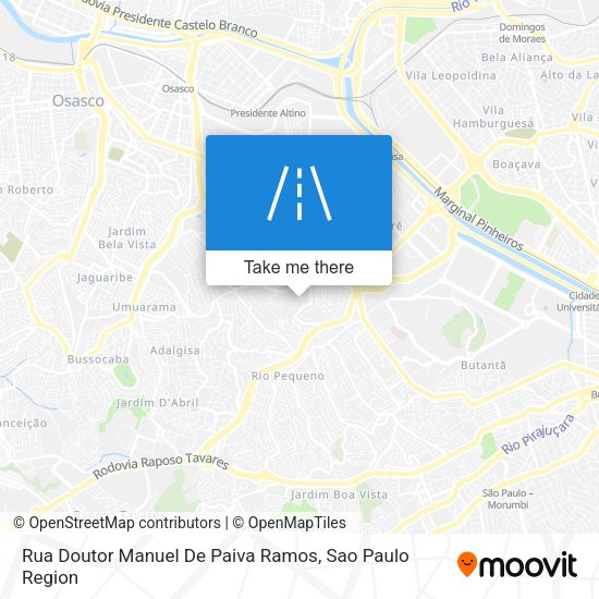 Rua Doutor Manuel De Paiva Ramos map