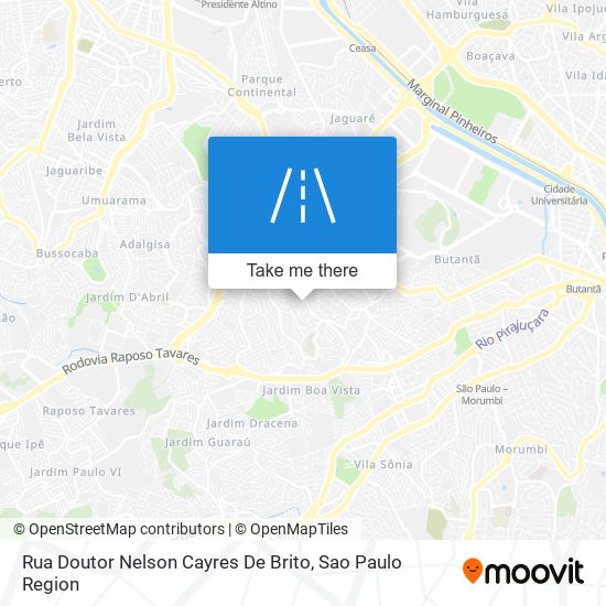 Rua Doutor Nelson Cayres De Brito map