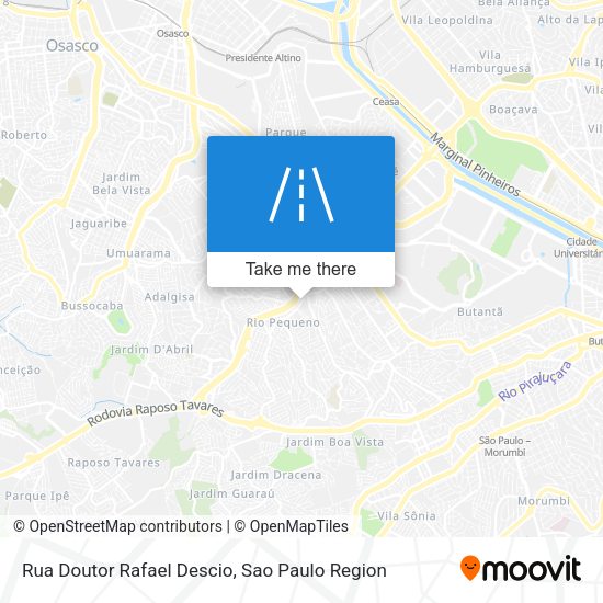 Rua Doutor Rafael Descio map