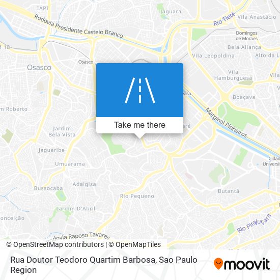 Rua Doutor Teodoro Quartim Barbosa map