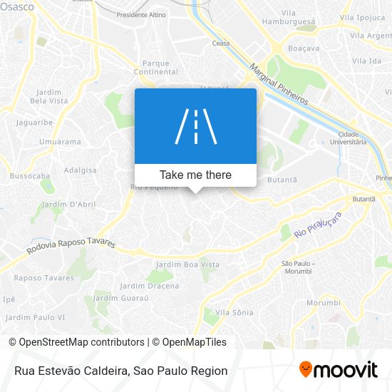 Rua Estevão Caldeira map