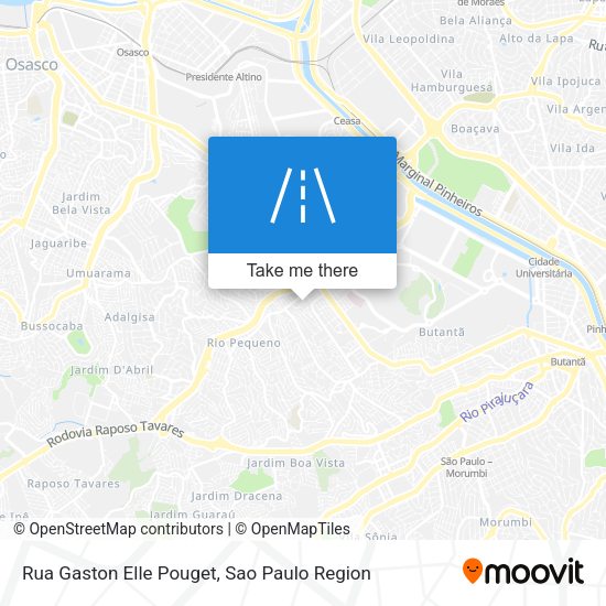 Rua Gaston Elle Pouget map