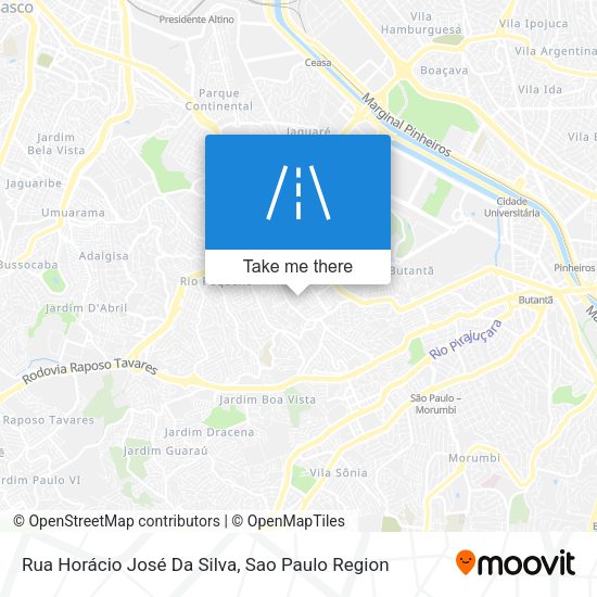 Rua Horácio José Da Silva map