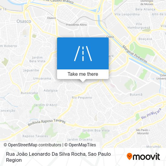 Rua João Leonardo Da Silva Rocha map