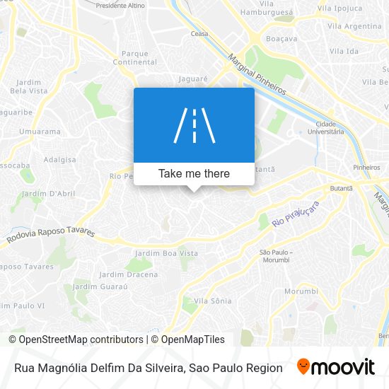Rua Magnólia Delfim Da Silveira map