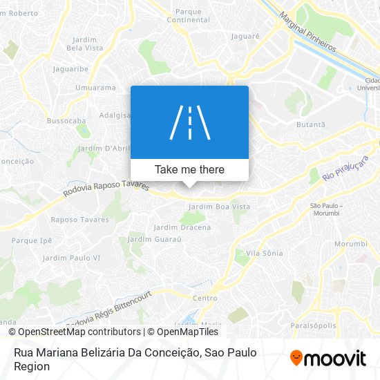 Rua Mariana Belizária Da Conceição map