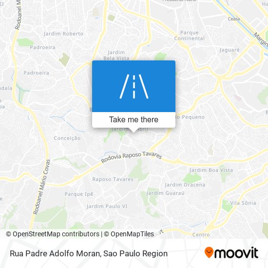 Rua Padre Adolfo Moran map