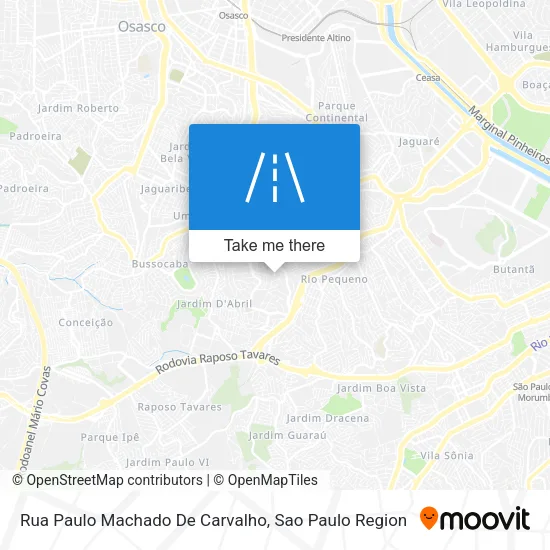 Rua Paulo Machado De Carvalho map