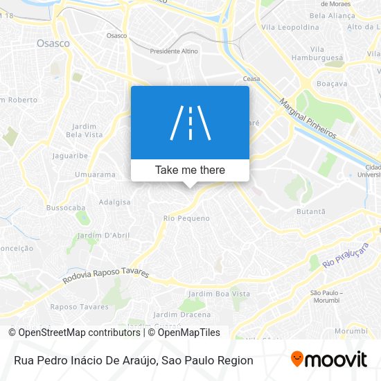 Rua Pedro Inácio De Araújo map