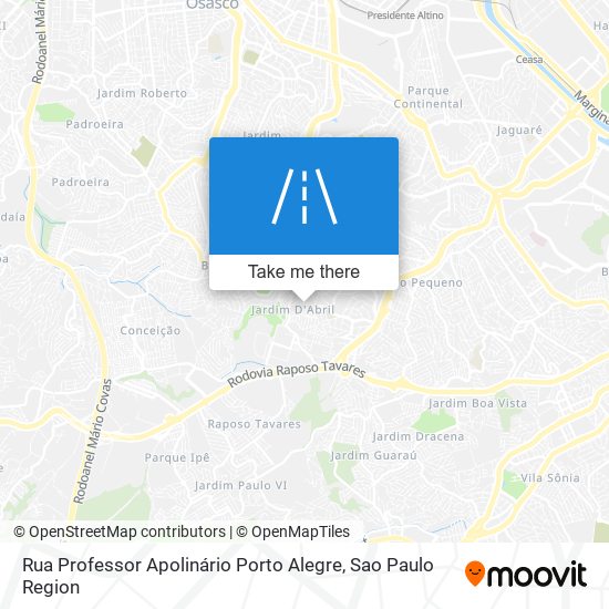 Rua Professor Apolinário Porto Alegre map