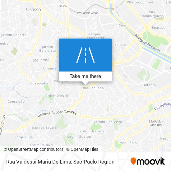 Rua Valdessi Maria De Lima map