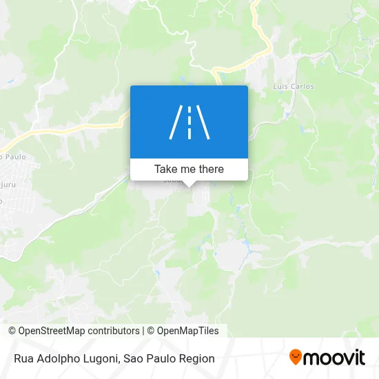 Rua Adolpho Lugoni map
