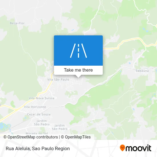 Rua Aleluia map