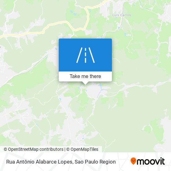 Rua Antônio Alabarce Lopes map