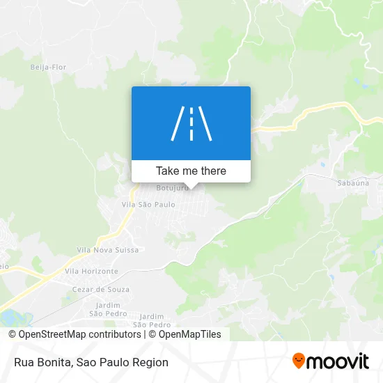 Rua Bonita map