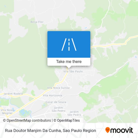Rua Doutor Manjim Da Cunha map