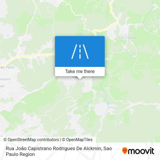 Rua João Capistrano Rodrigues De Alckmin map