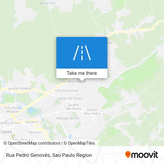 Rua Pedro Genovês map