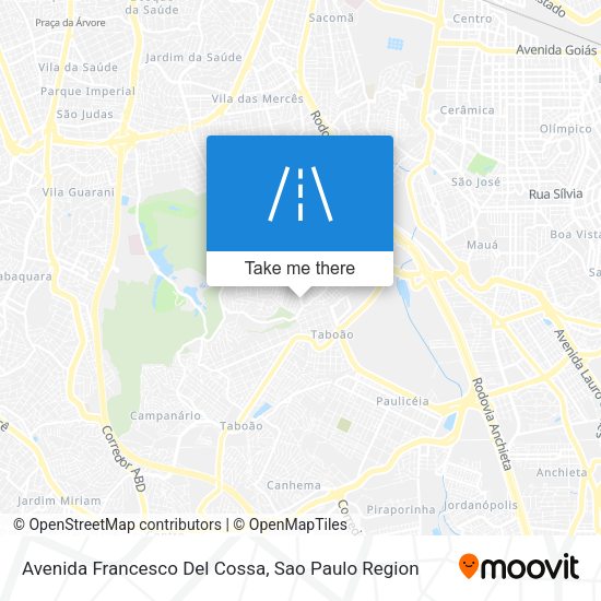 Avenida Francesco Del Cossa map