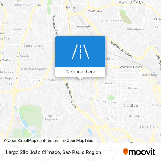 Largo São João Clímaco map