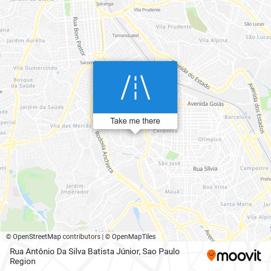 Rua Antônio Da Silva Batista Júnior map