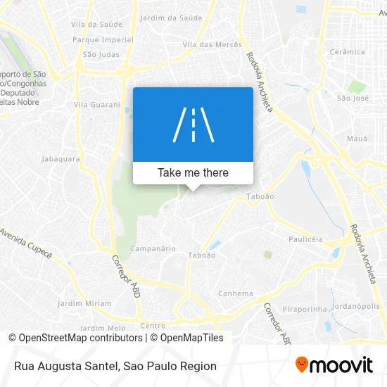 Rua Augusta Santel map