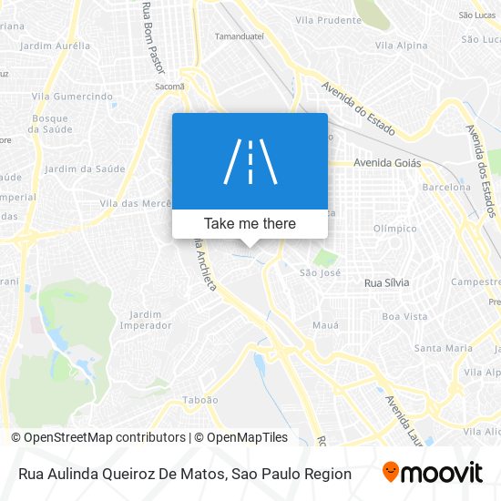 Rua Aulinda Queiroz De Matos map