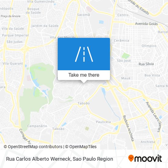 Rua Carlos Alberto Werneck map