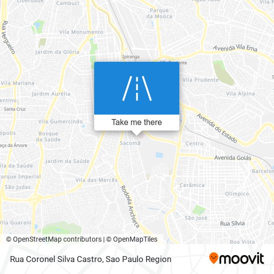 Rua Coronel Silva Castro map