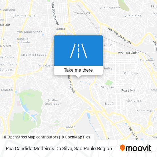 Mapa Rua Cândida Medeiros Da Silva