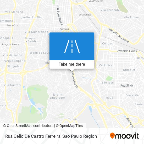 Rua Célio De Castro Ferreira map