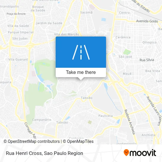 Rua Henri Cross map
