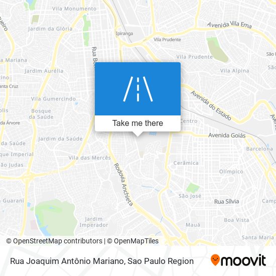 Rua Joaquim Antônio Mariano map