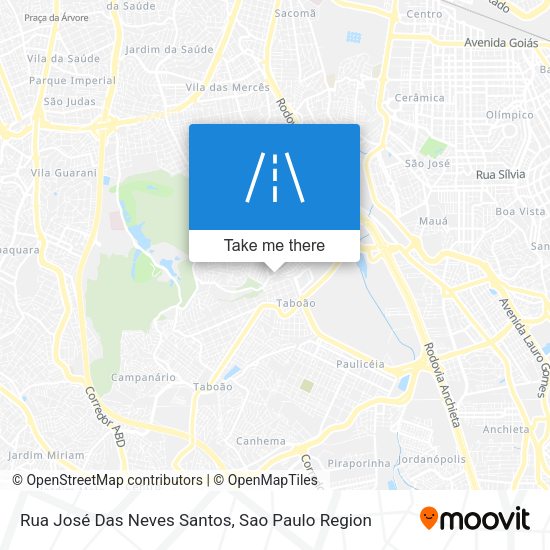 Rua José Das Neves Santos map