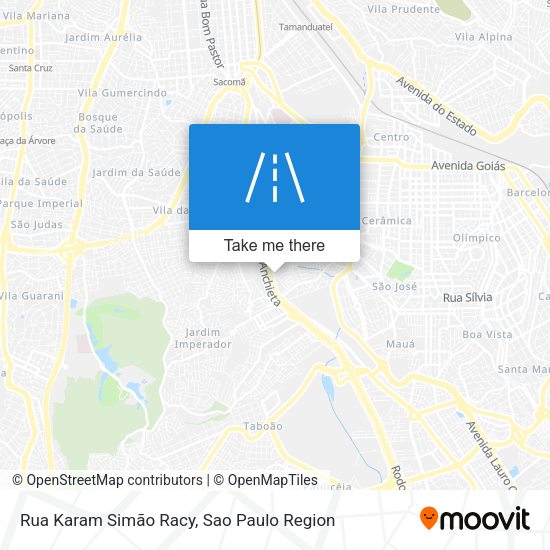 Rua Karam Simão Racy map