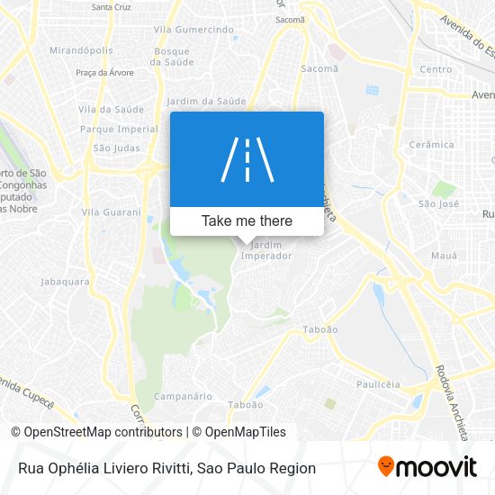 Rua Ophélia Liviero Rivitti map