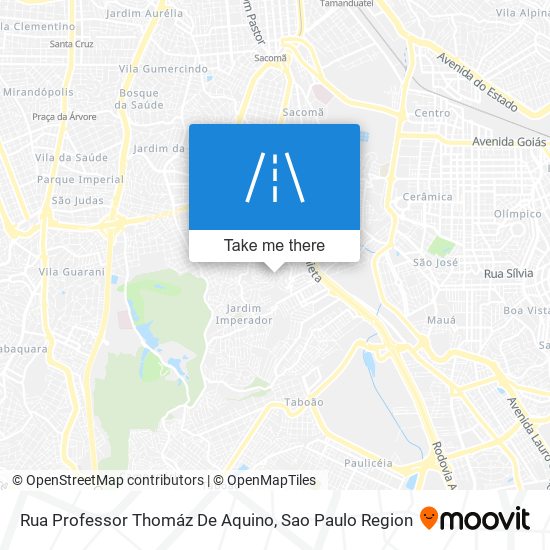 Rua Professor Thomáz De Aquino map