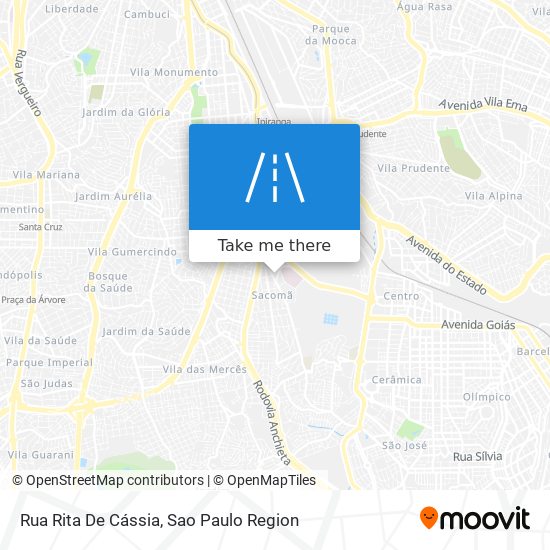 Rua Rita De Cássia map